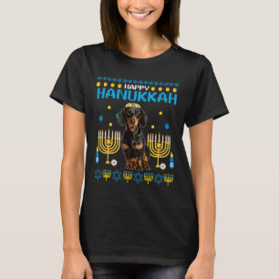 Dachshund Chanukah Jewish Hanukkah Pajama T-Shirt