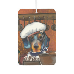 Dachshund Chefs Air Freshener