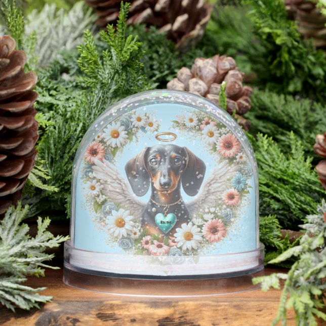 Dachshund, chien commémoratif (Hiver)