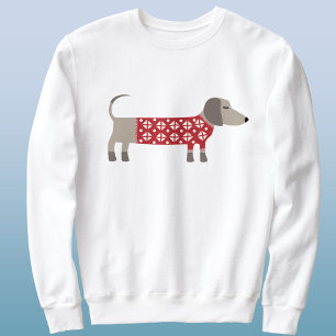 Dachshund Chien Fun Sweat de Noël