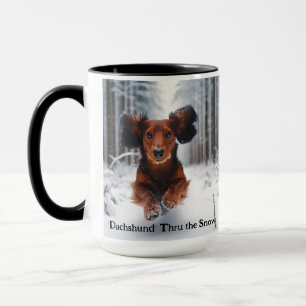 Dachshund Christmas Coffee Mug Cup