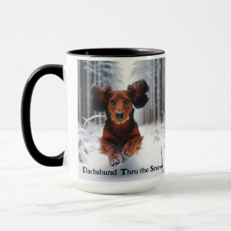 Dachshund Christmas Coffee Mug Cup
