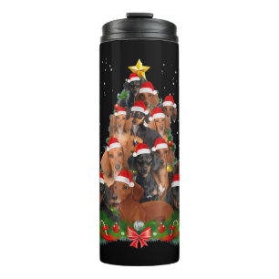 Dachshund Christmas - Cute Dog Lovers Thermal Tumbler
