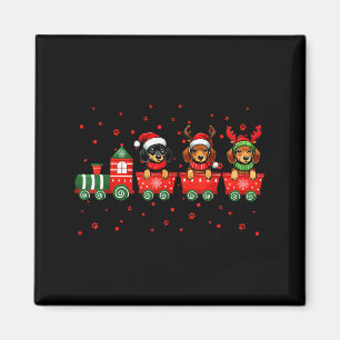 Dachshund Christmas Dog Lights Santa Xmas Pet Dog  Magnet
