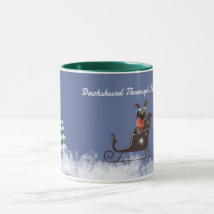 Dachshund Christmas Mug