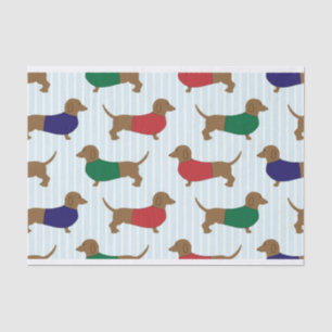 Dachshund Christmas Pet Tissue paper