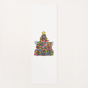 Dachshund Christmas Tree Dog Santa Xmas Boys Girls Yoga Mat