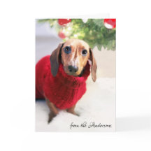 Dachshund Christmas Tree Dog Sweater Customize