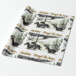 Dachshund Christmas Wrapping Paper