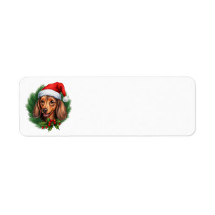 Dachshund Christmas Wreath