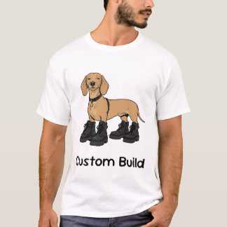 Dachshund Chunky Boots Funny Dog Gift Shirt