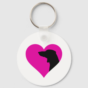 Dachshund   classic round sticker keychain
