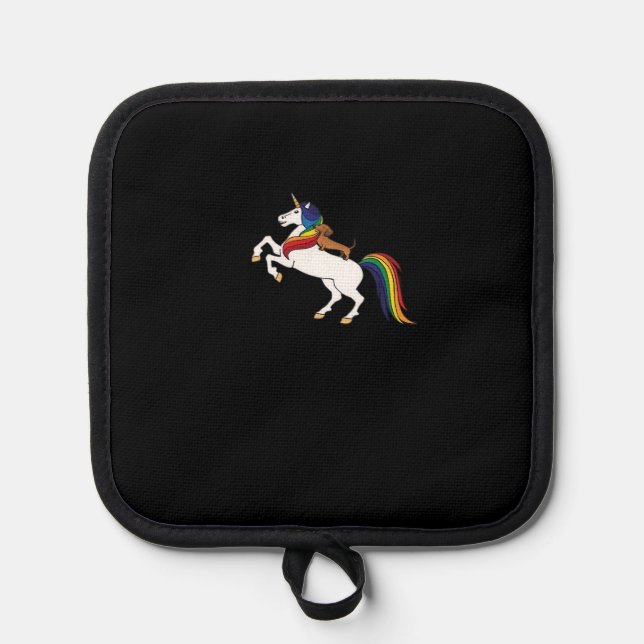 Dachshund Classic T-Shirt Pot Holder (Front)