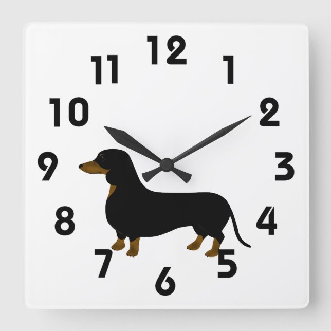 Dachshund Clock (Front)