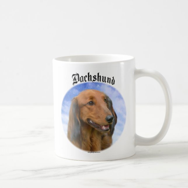 Dachshund Clouds Coffee Mug (Right)