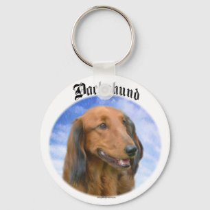 Dachshund Clouds Keychain