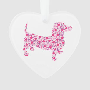 Dachshund Coeur Rose