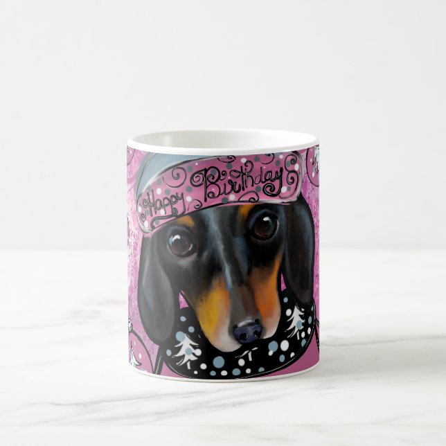 DACHSHUND  COFFEE MUG (Center)