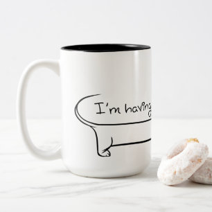 Dachshund Coffee Two-Tone Mug