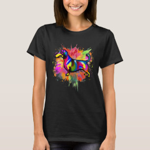 Dachshund Colorful Pop Weiner Dog Dachshund Breed  T-Shirt