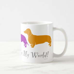 Dachshund Colour My World Coffee Mug