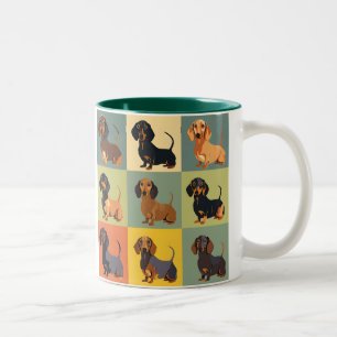 Dachshund Country Panel Mug