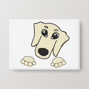 dachshund cream peeking cartoon