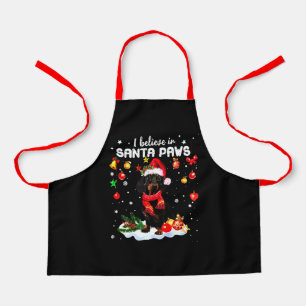 Dachshund Cute Christmas Apron