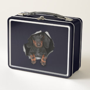 Dachshund Cute Graphic Pet Clothing Dog Lovers Metal Lunch Box