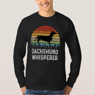 Dachshund Dachshund Whisperer Retro Doxie T-Shirt