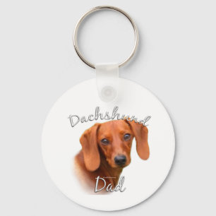 Dachshund Dad 2 Keychain