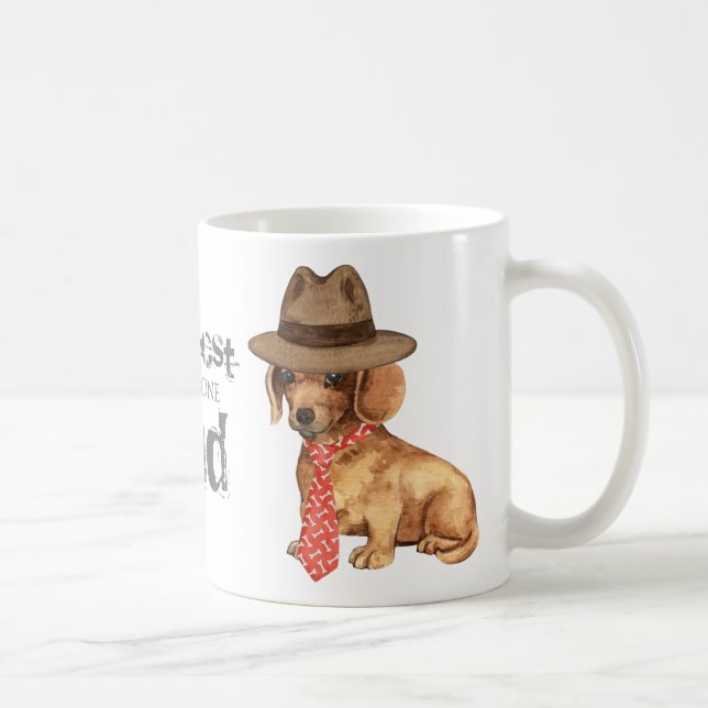 Dachshund Dad Coffee Mug (Right)