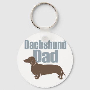 "Dachshund Dad" Keychain