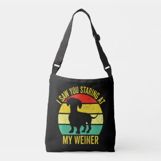 Dachshund Dad Men Crossbody Bag