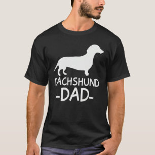 Dachshund Dad Weiner Weenie Apparel dog lover hold T-Shirt