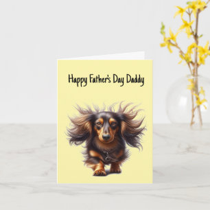 Dachshund Daddy Father's Day Card