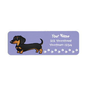 Dachshund de dessin (manteau lisse)
