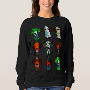 Dachshund Demon Halloween Sweatshirt