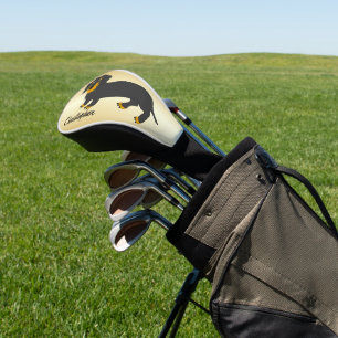 Dachshund Design Personalised Golf Head Cover