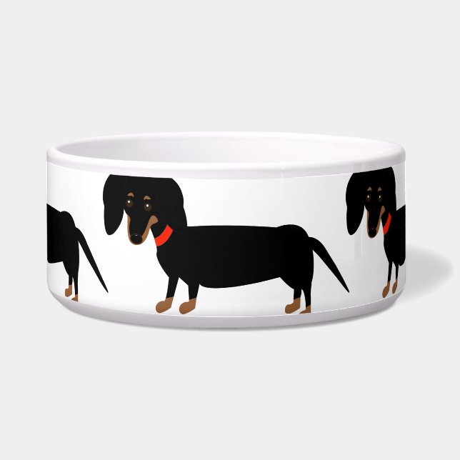Dachshund Dog Bowl (Front)