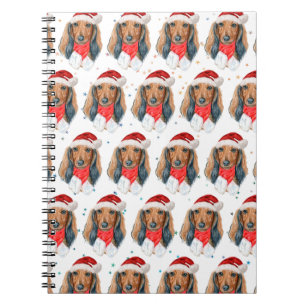 Dachshund Dog Breed Christmas Notebook