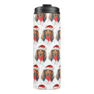 Dachshund Dog Breed Christmas Thermal Tumbler