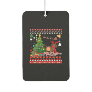Dachshund Dog Butt Christmas Ugly Classic T-Shirt Air Freshener