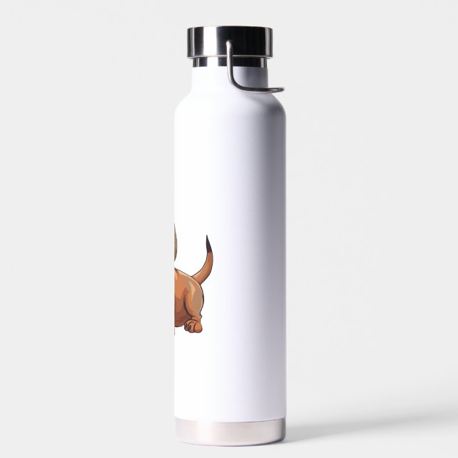 Dachshund Dog Cute  Water Bottle (Left)