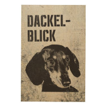 Dachshund Dog Dackelblick Retro Graffiti