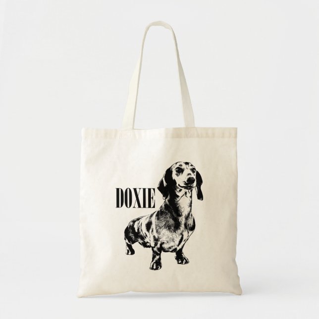 Dachshund dog  - Doxie Tote Bag (Front)