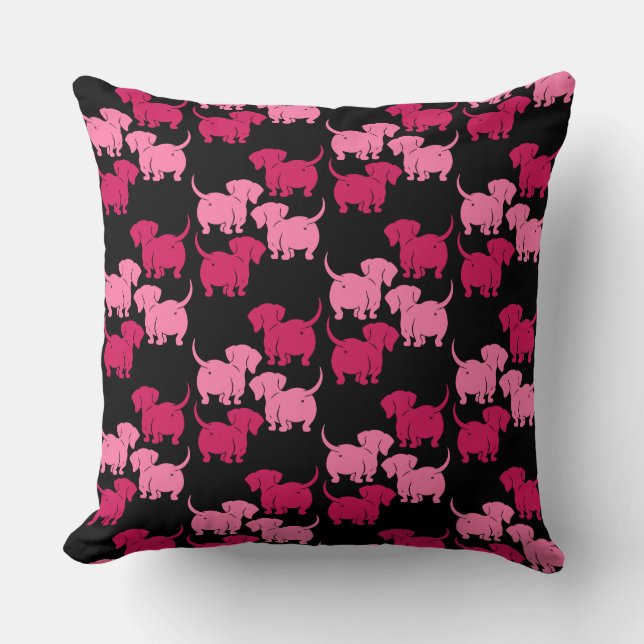 Dachshund Dog Gifts Throw Pillow (Front)