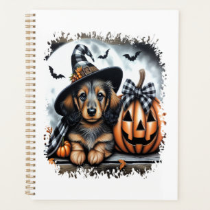 Dachshund Dog Halloween Planner