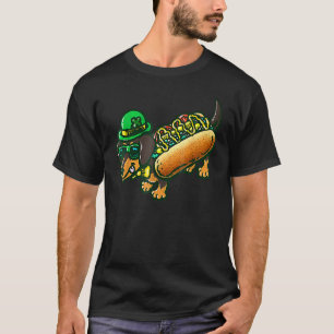 Dachshund Dog Leprechau St Patrick Day Saint Paddy T-Shirt