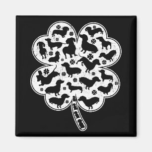 Dachshund Dog Lover Irish Shamrock Dachshund St Pa Magnet
